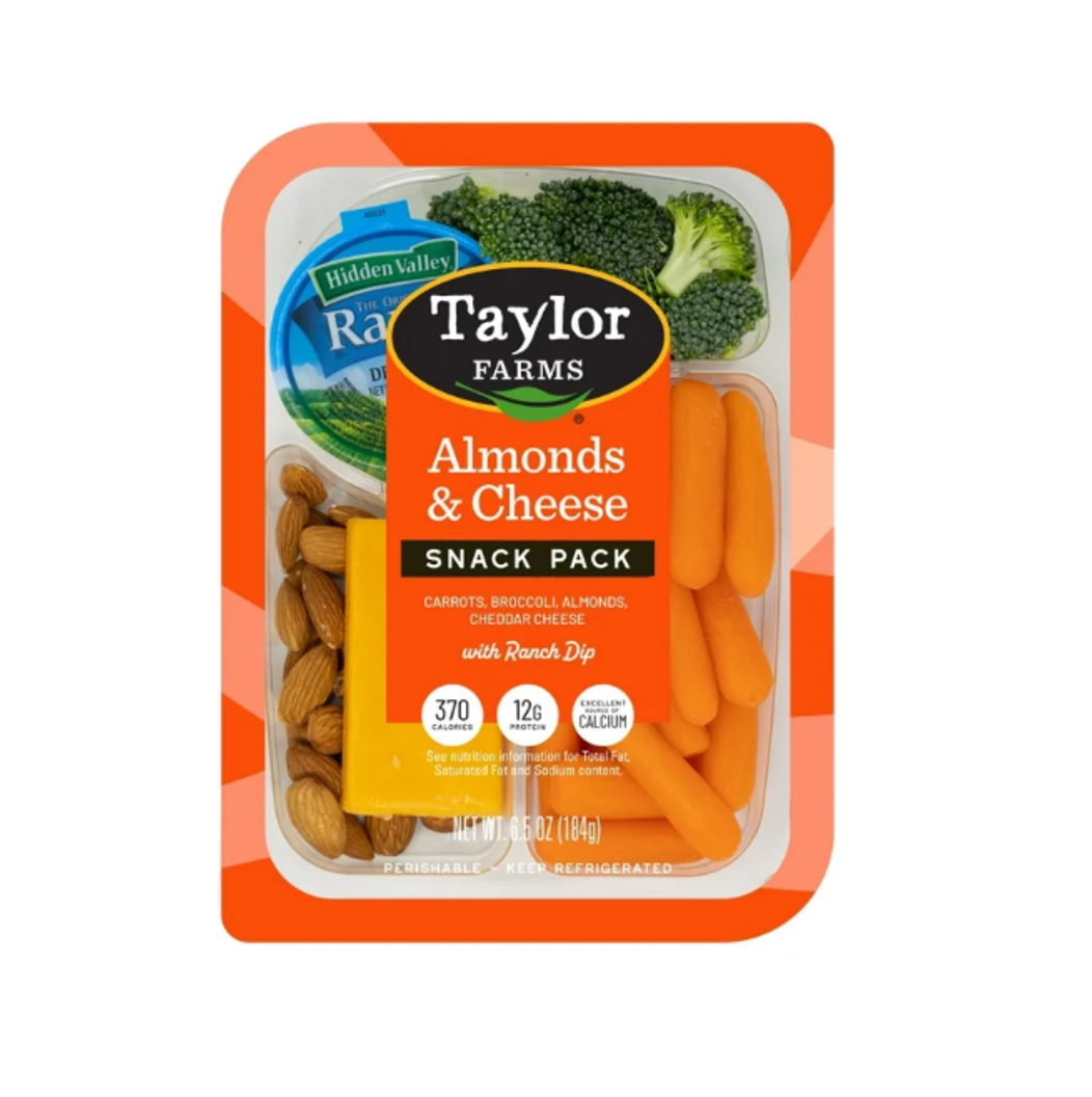Taylor Farms Almonds & Cheese Snack Pack 6.5 oz