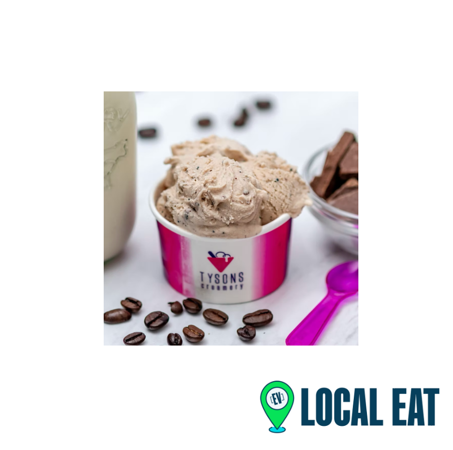 Tysons Creamery Coffee Mocha Chocolate Ice Cream 3 oz