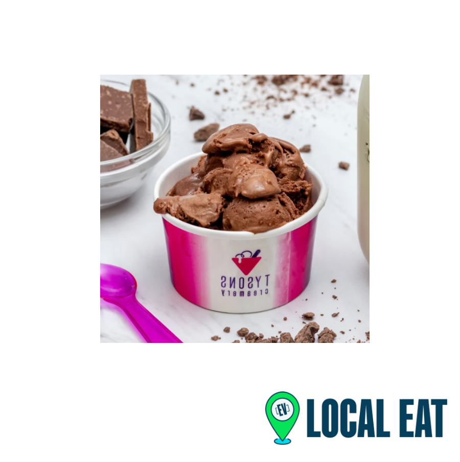Tysons Creamery Double Chocolate Ice Cream 3 oz