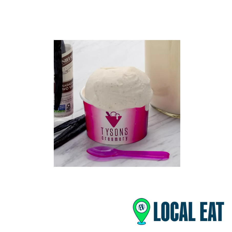 Tysons Creamery Vanilla Bean Ice Cream 3oz