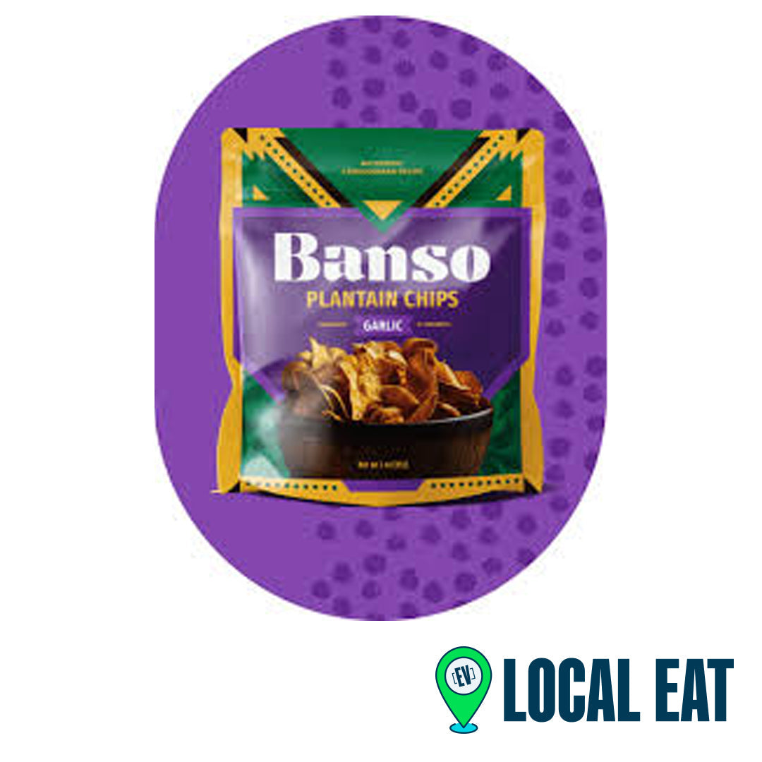Banso Plantain Chips - Garlic