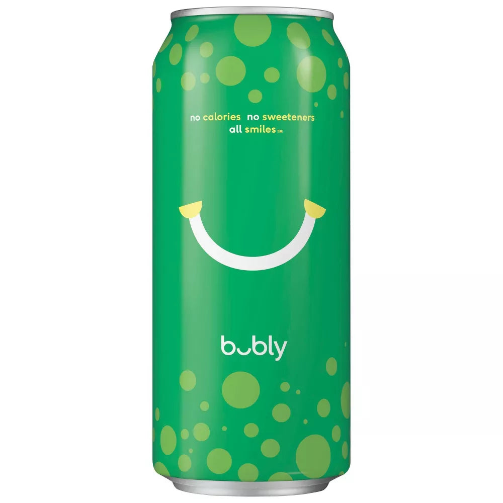 Bubly Sparkling Water Lime Can 16 oz