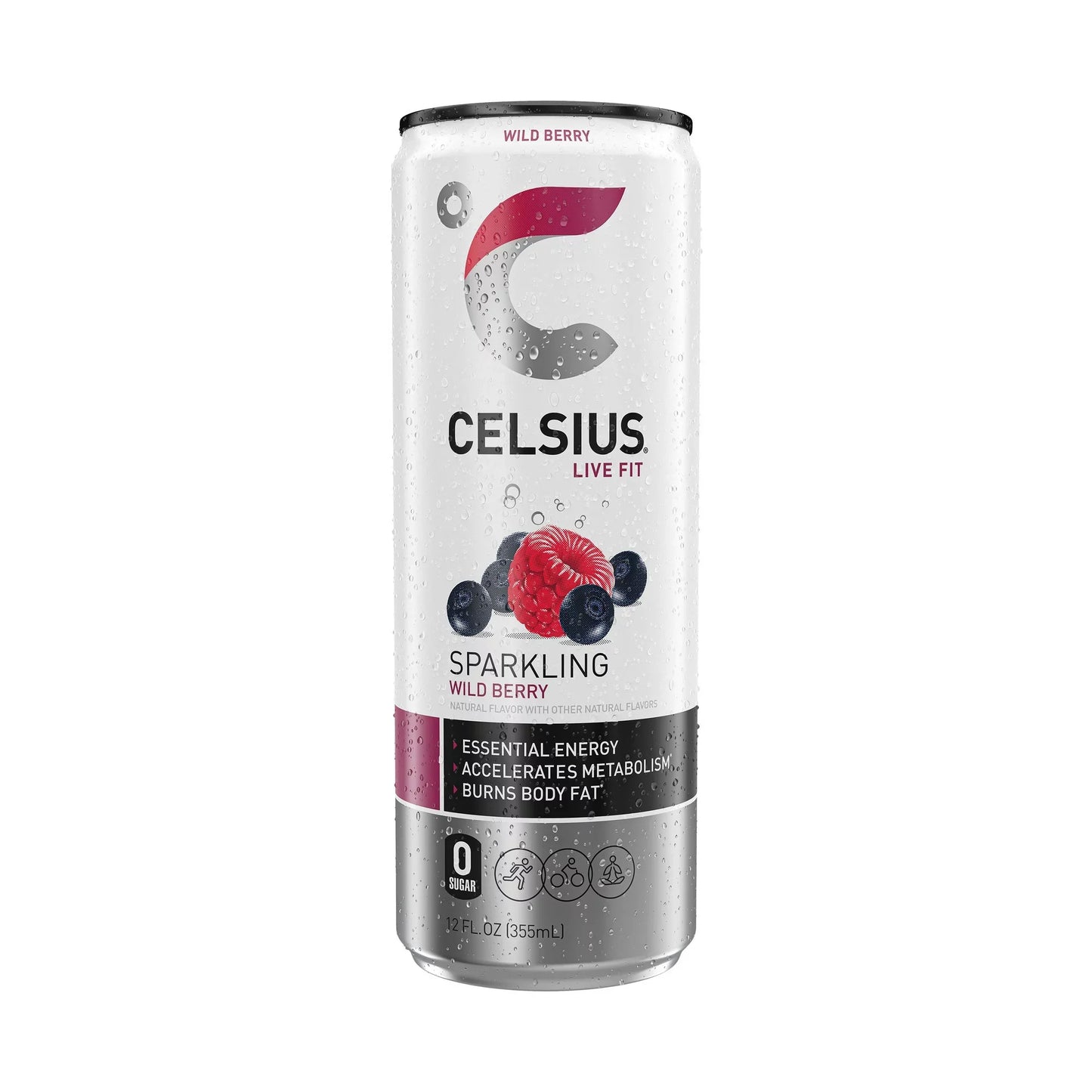 Celsius Sparkling Wild Berry 12 oz