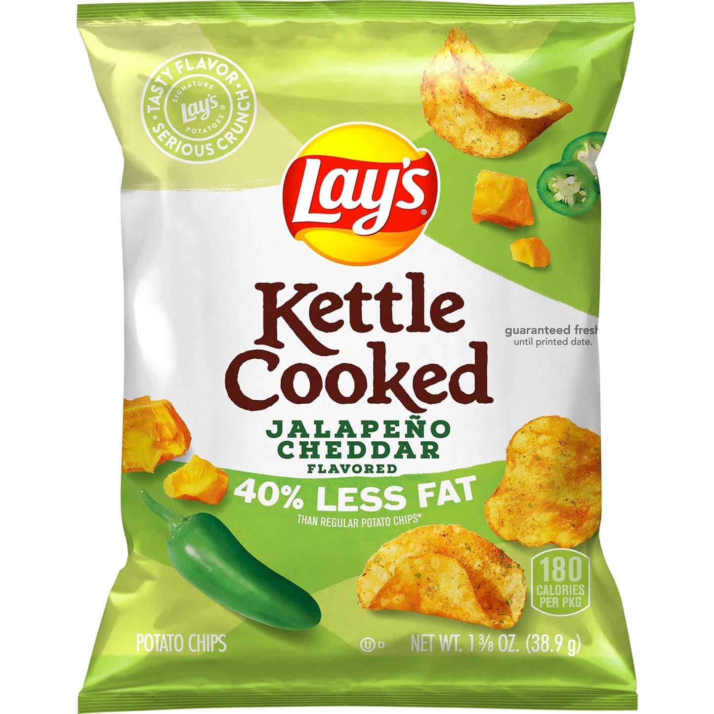 Lay's Kettle Cooked Jalapeno Cheddar 1.375oz