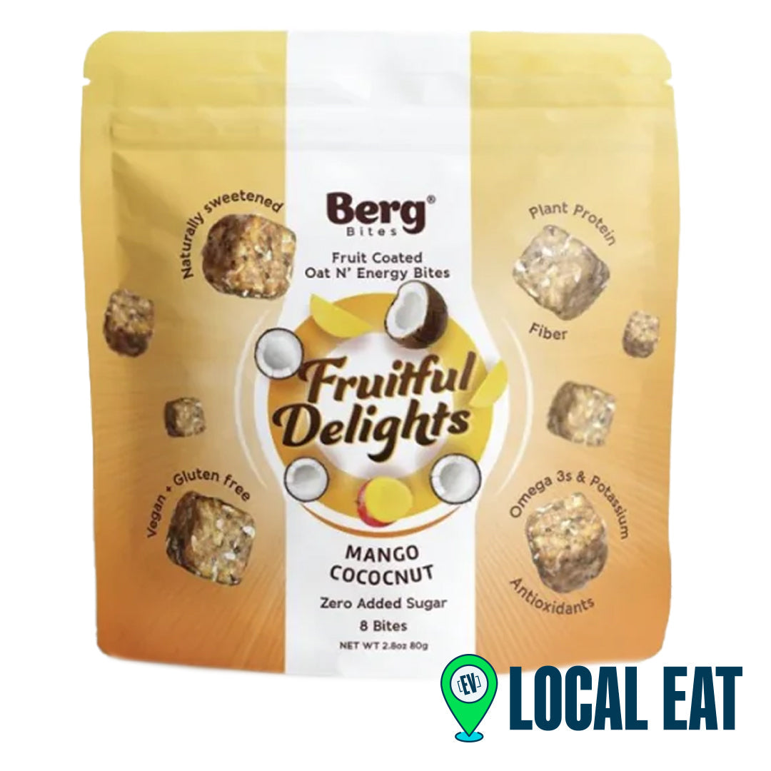 Berg Bites Fruitful Delights Mango Coconut 8 Bites