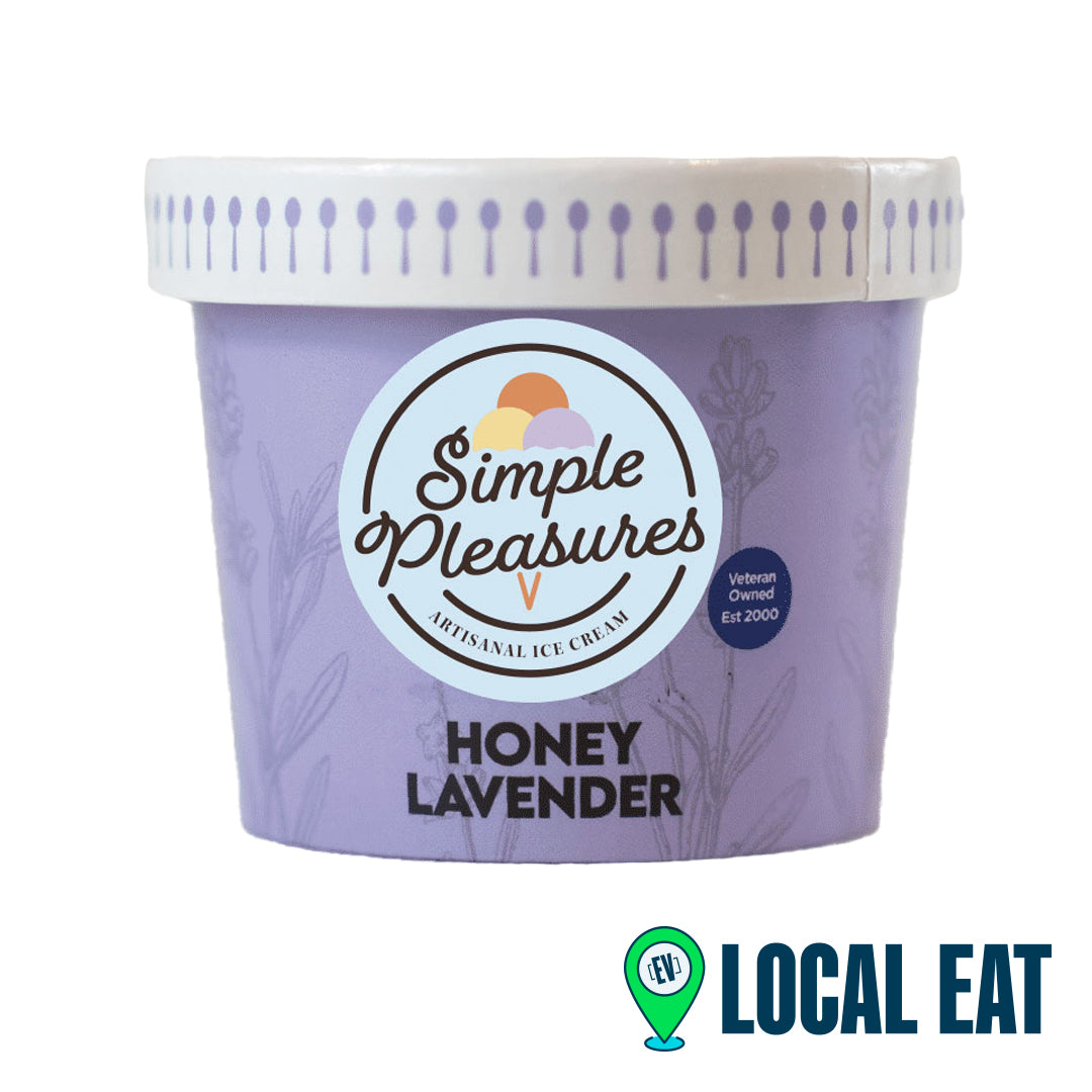 Simple Pleasures Honey Lavender Ice Cream 8 Oz