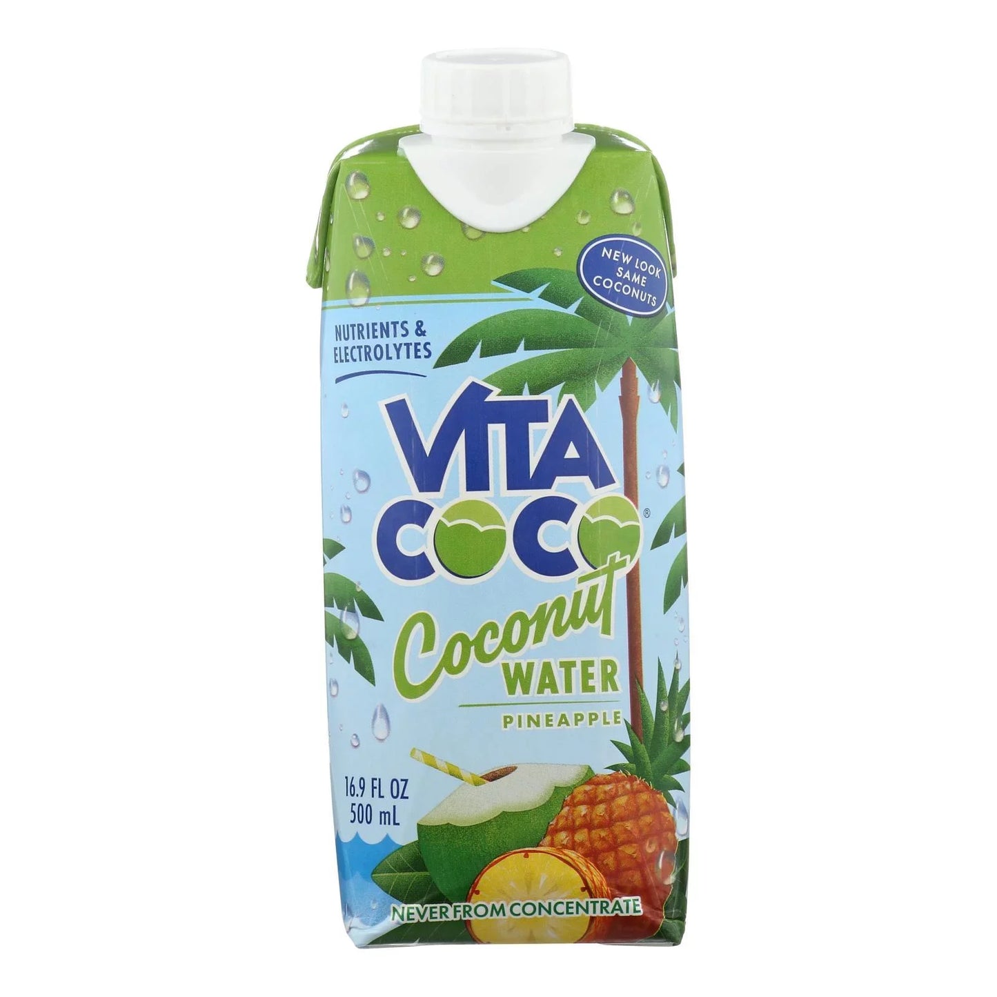 Vita Coco Coconut Water Pineapple 16.9 Oz