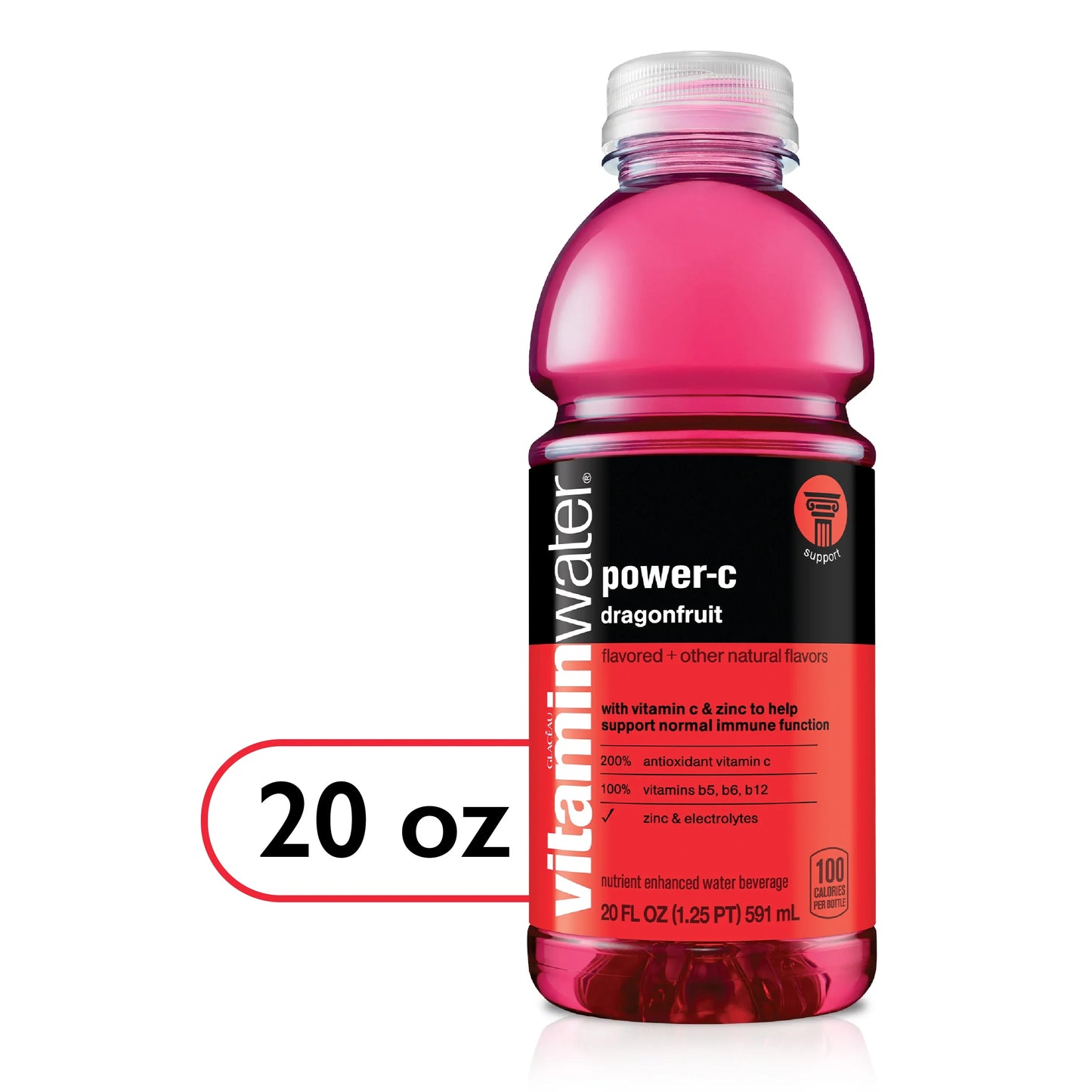 Vitamin Water Power C Dragonfruit Bottle 20 Oz