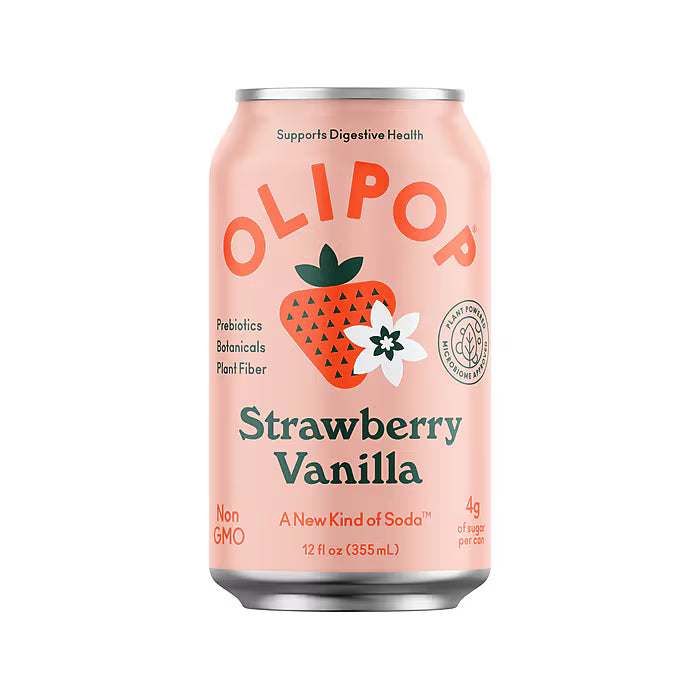 Olipop Strawberry Vanilla 12oz