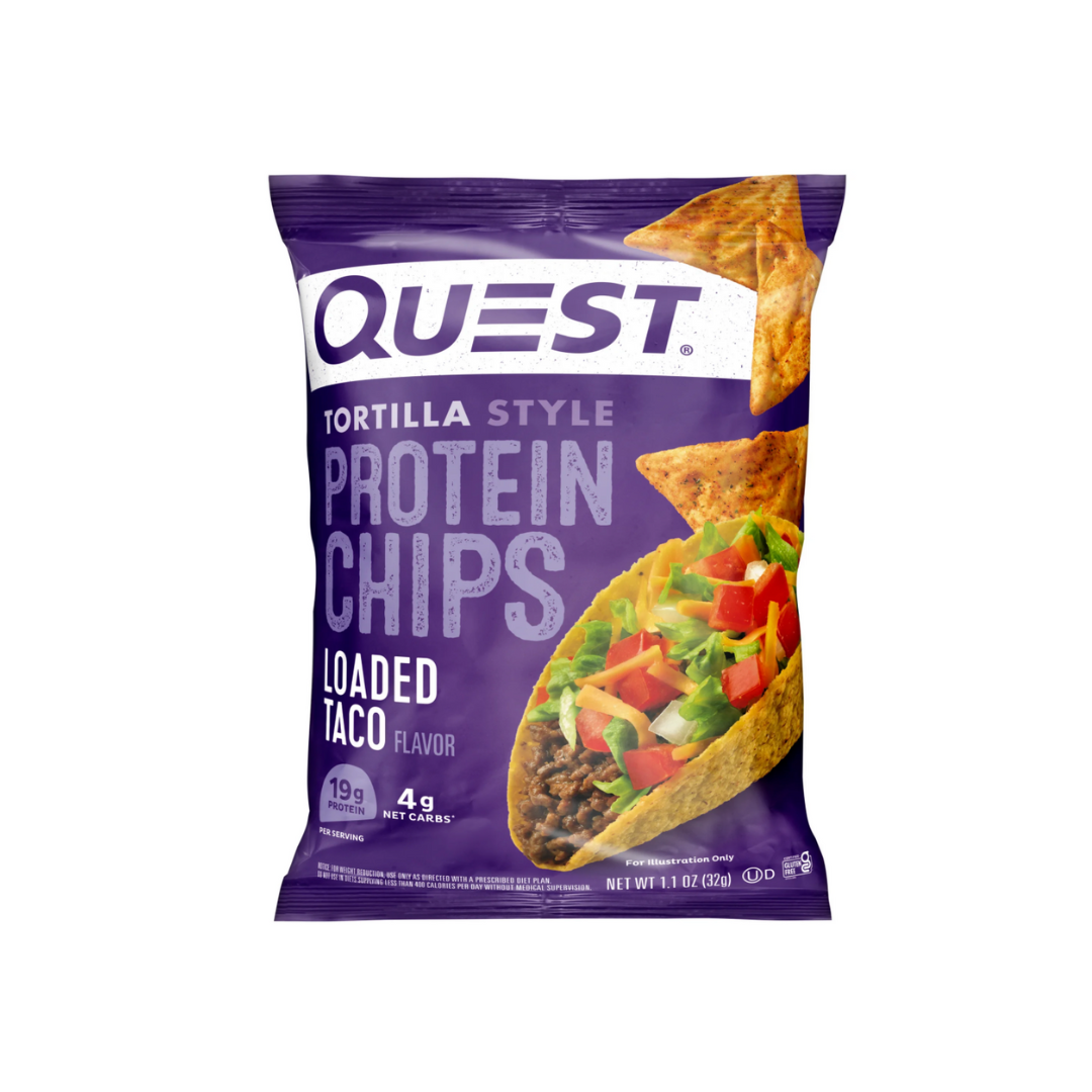 Quest Loaded Taco Protein Chips 1.1 oz