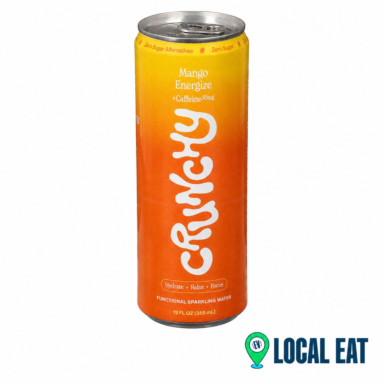 Crunchy Hydration Sparkling Water Mango 12oz