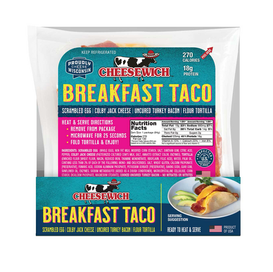 Cheesewich Breakfast Taco