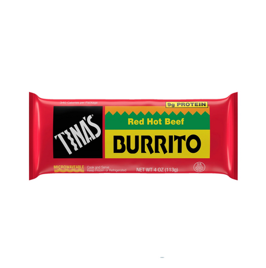 Tinas Red Hot Beef Burrito