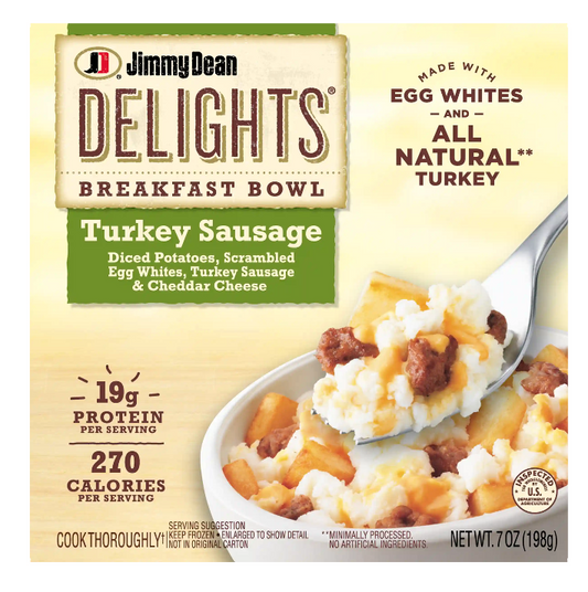 Jimmy Dean Breakfast Bowl Turkey Sausage 7oz