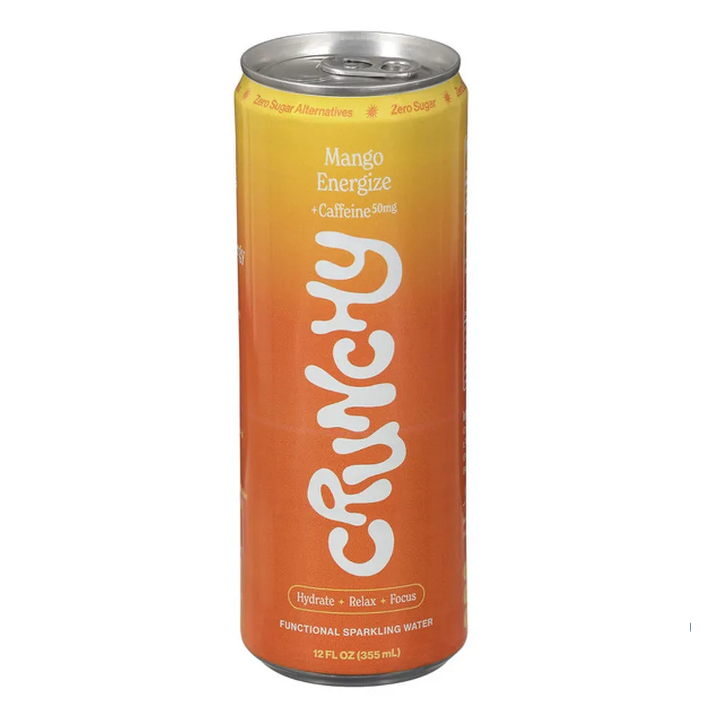Crunchy Hydration Sparkling Water Mango 12oz