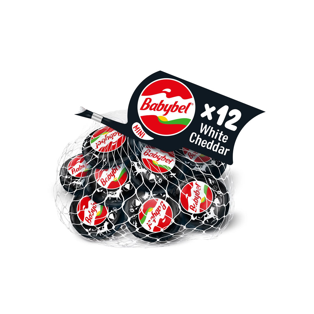 Baby Bel Cheese White Cheddar- 12 Pack