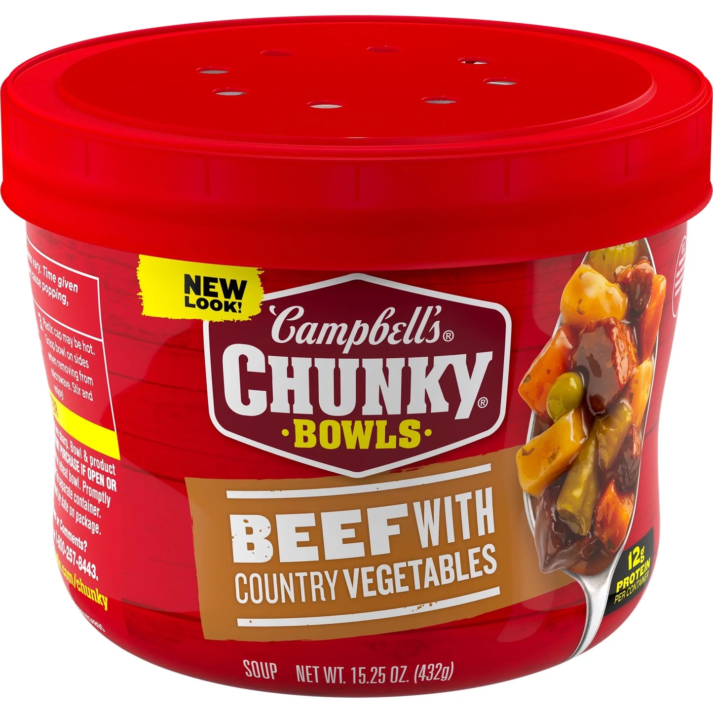 Campbell's Chunky Beef With Country Vegetables Soup 15.25 oz