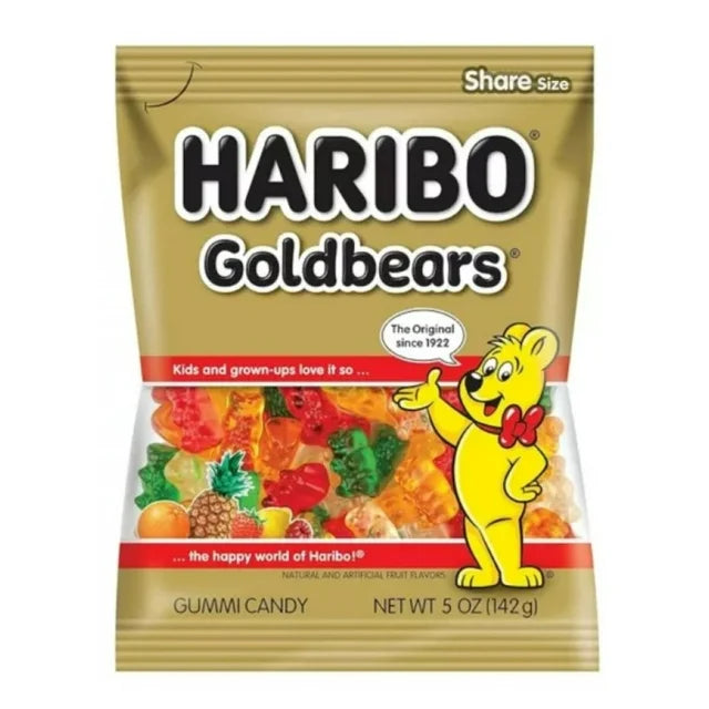 Haribo Gummy Bears Gold 5 oz