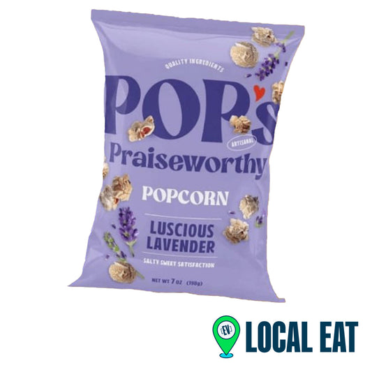 Pop's Praiseworthy Luscious Lavender Popcorn