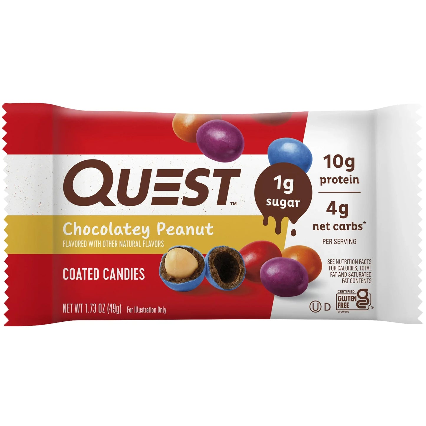 Quest Chocolatey Peanut Coated Candies