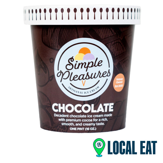 Simple Pleasures Chocolate Ice Cream 8 Oz