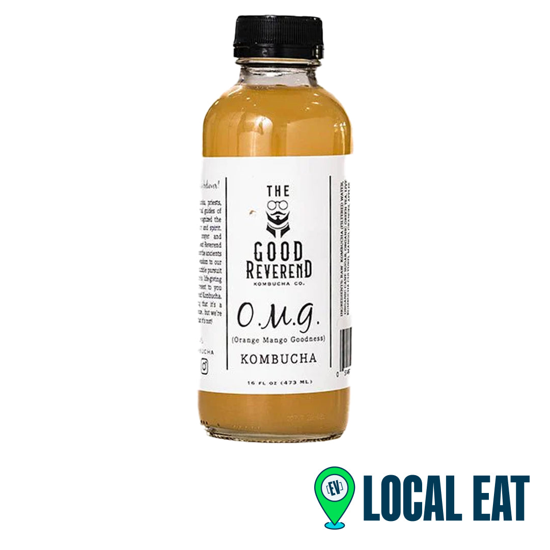 The Good Reverend Kombucha Orange Mango Goodness