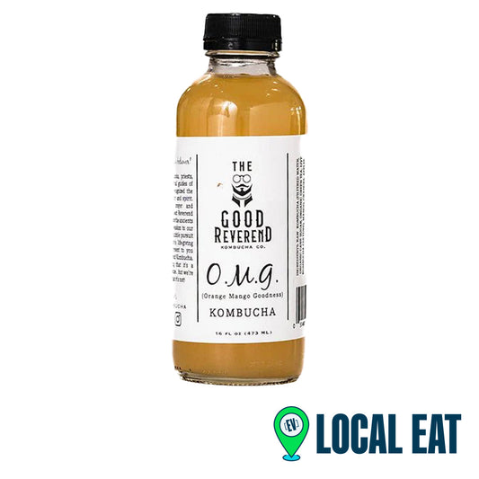 The Good Reverend Kombucha Orange Mango Goodness