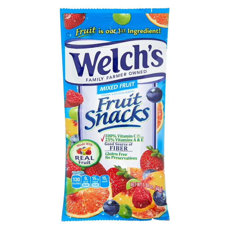 Welch's Fruit Snacks Mixed Fruit 1.55 Oz